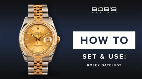 how to change the date on a rolex|rolex datejust manual.